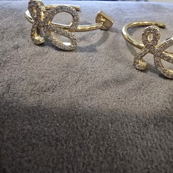 Loewe Elegant Gold and Silver Women's Earings - Picture 6 of 7